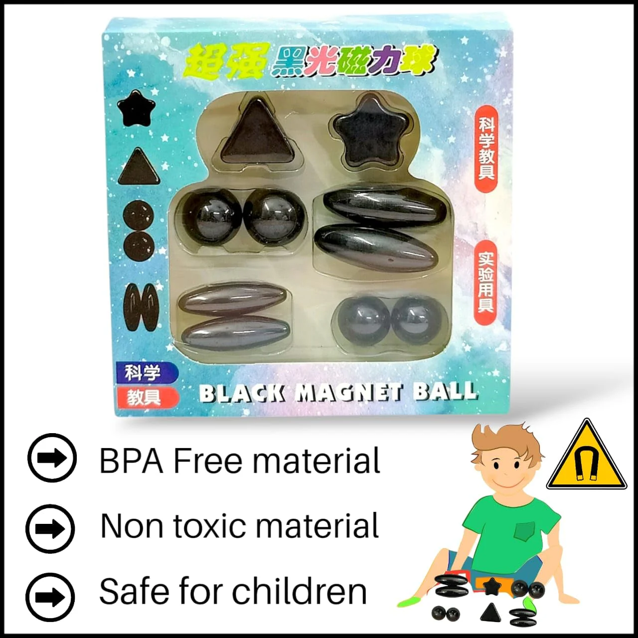 10 Pcs Kids Magnet Power Kit for Kids - Image 3