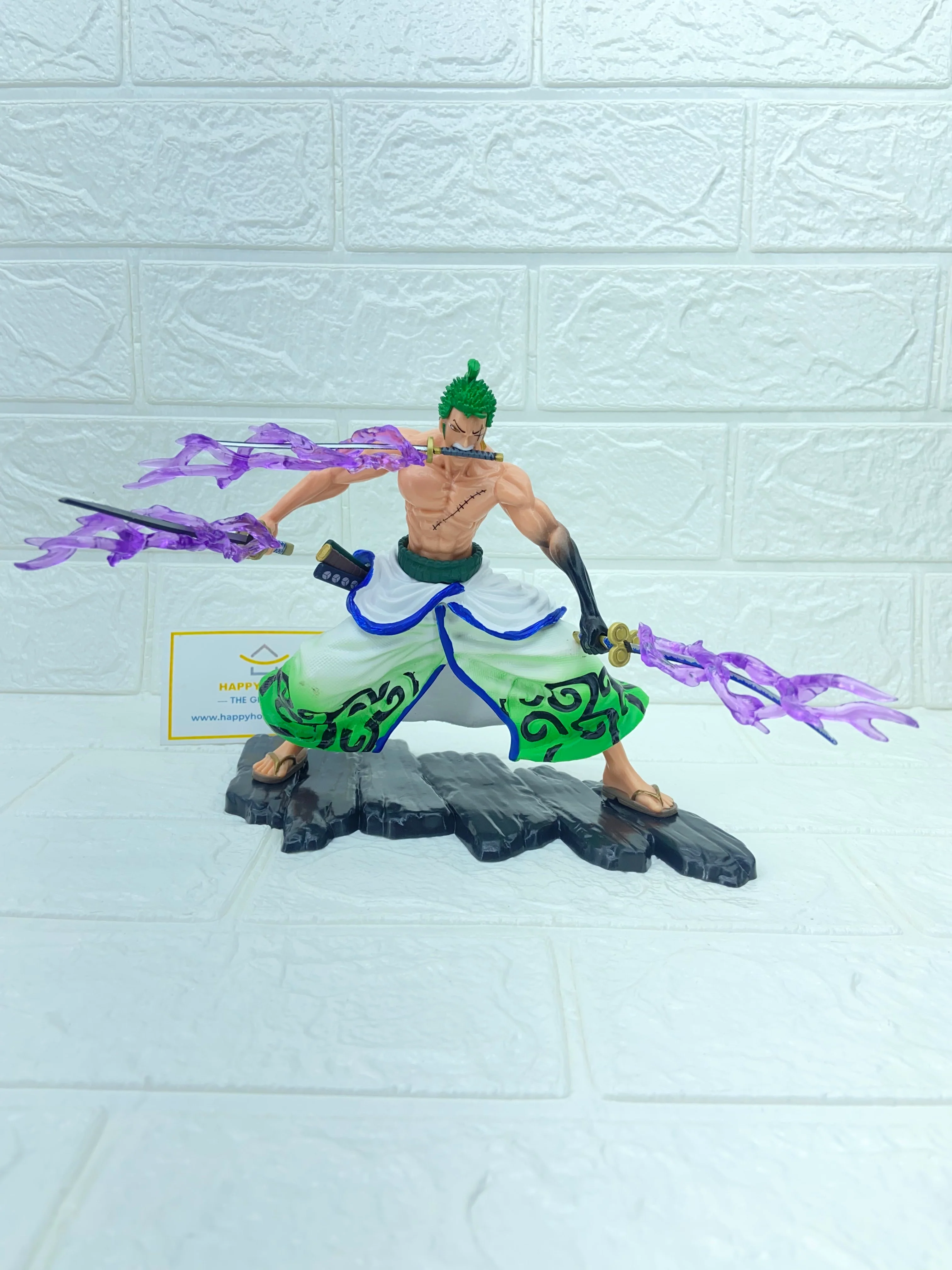 Zoro Wano Country Outfit One Piece Figure 17cm 20cm