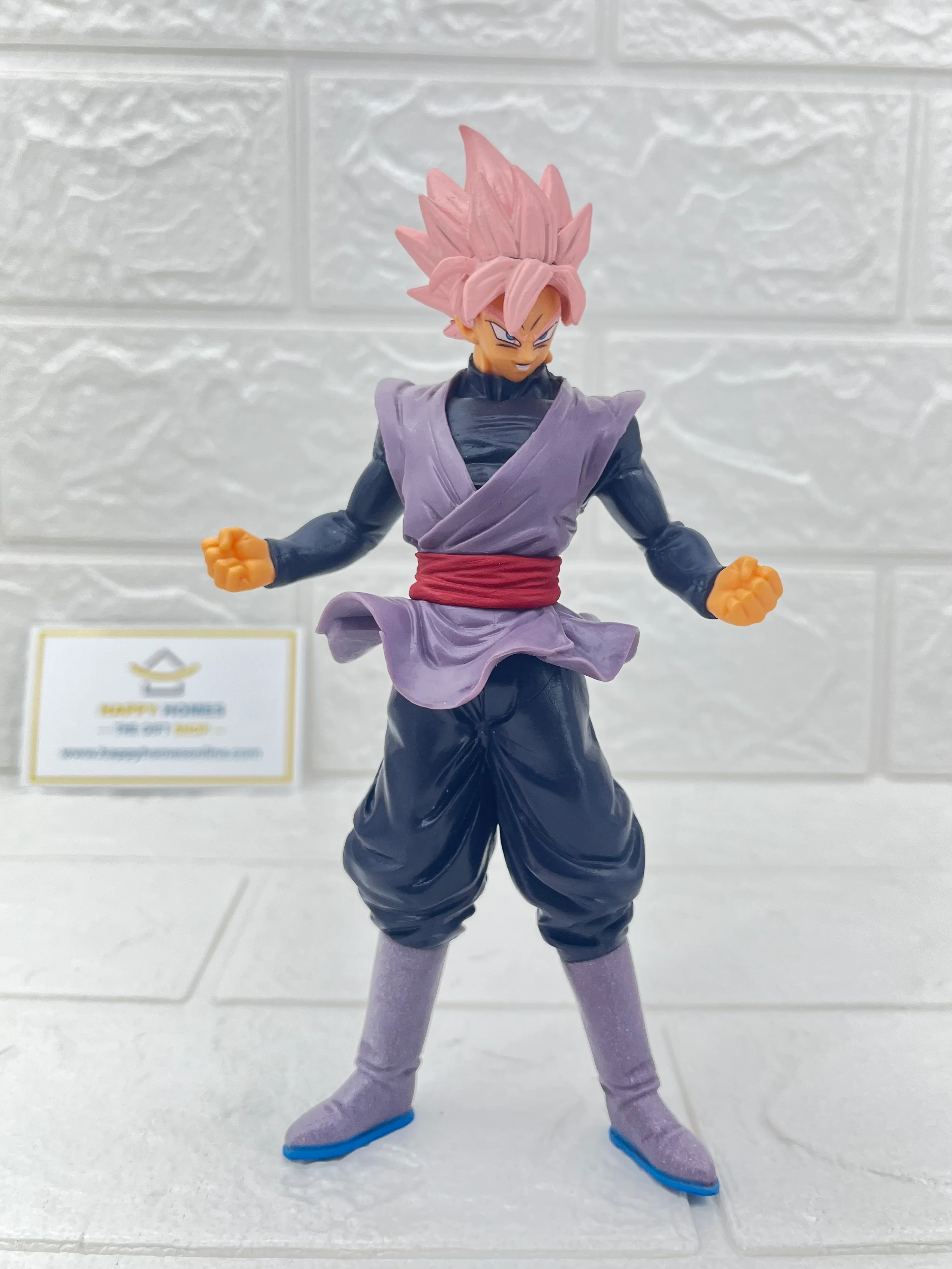 Pink Hair Black Goku Dragon ball Figurine