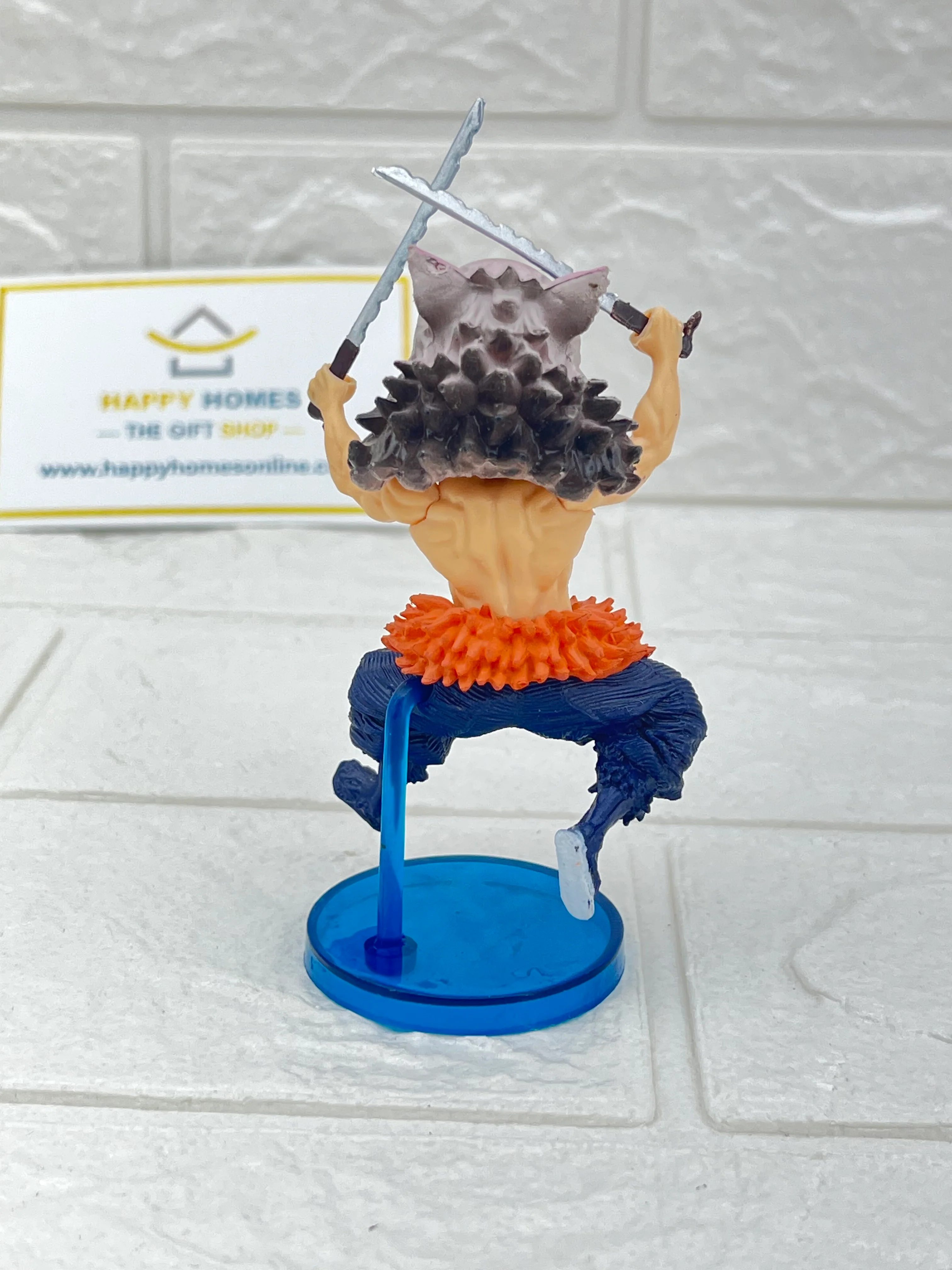 Two Swords Small Inosuke Demon Slayer Figurine - Image 4