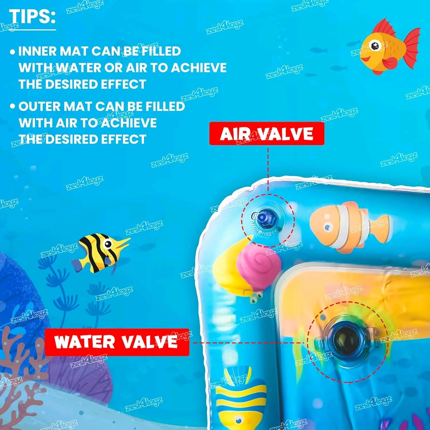 Infinno Inflatable Mat Premium Baby Water Play Mat - Image 7