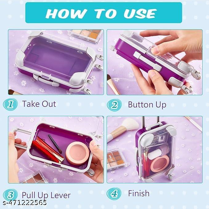 Mini eyelash luggage suitcase - Image 2