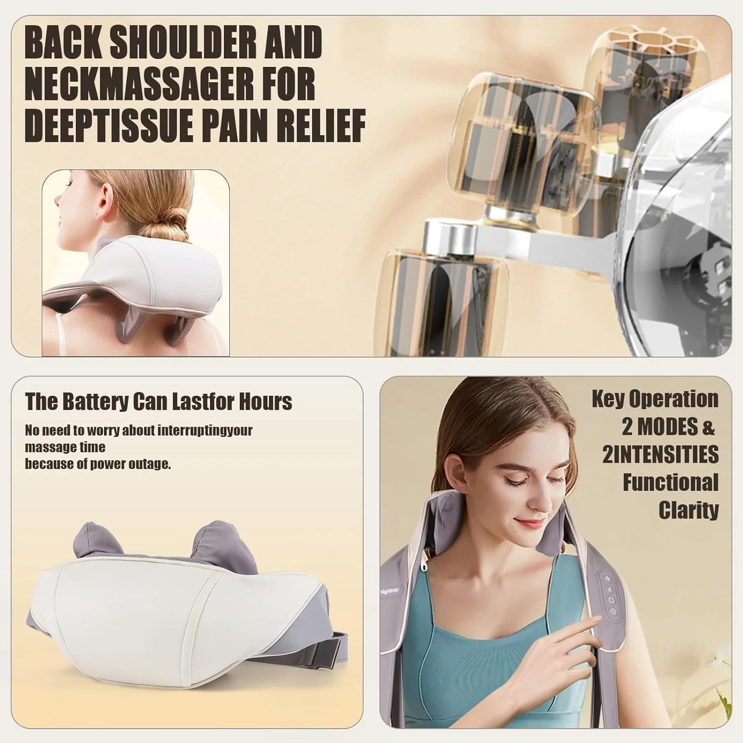 Neck and shoulders massager - Image 5