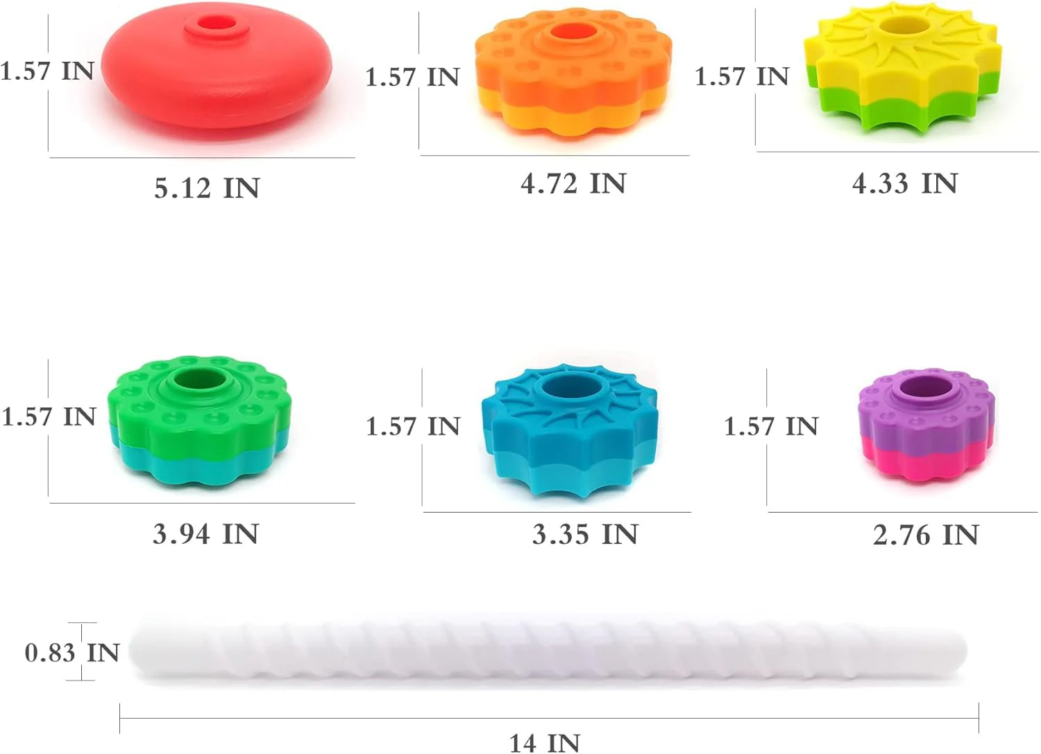 Rainbow spinning tower - Image 5