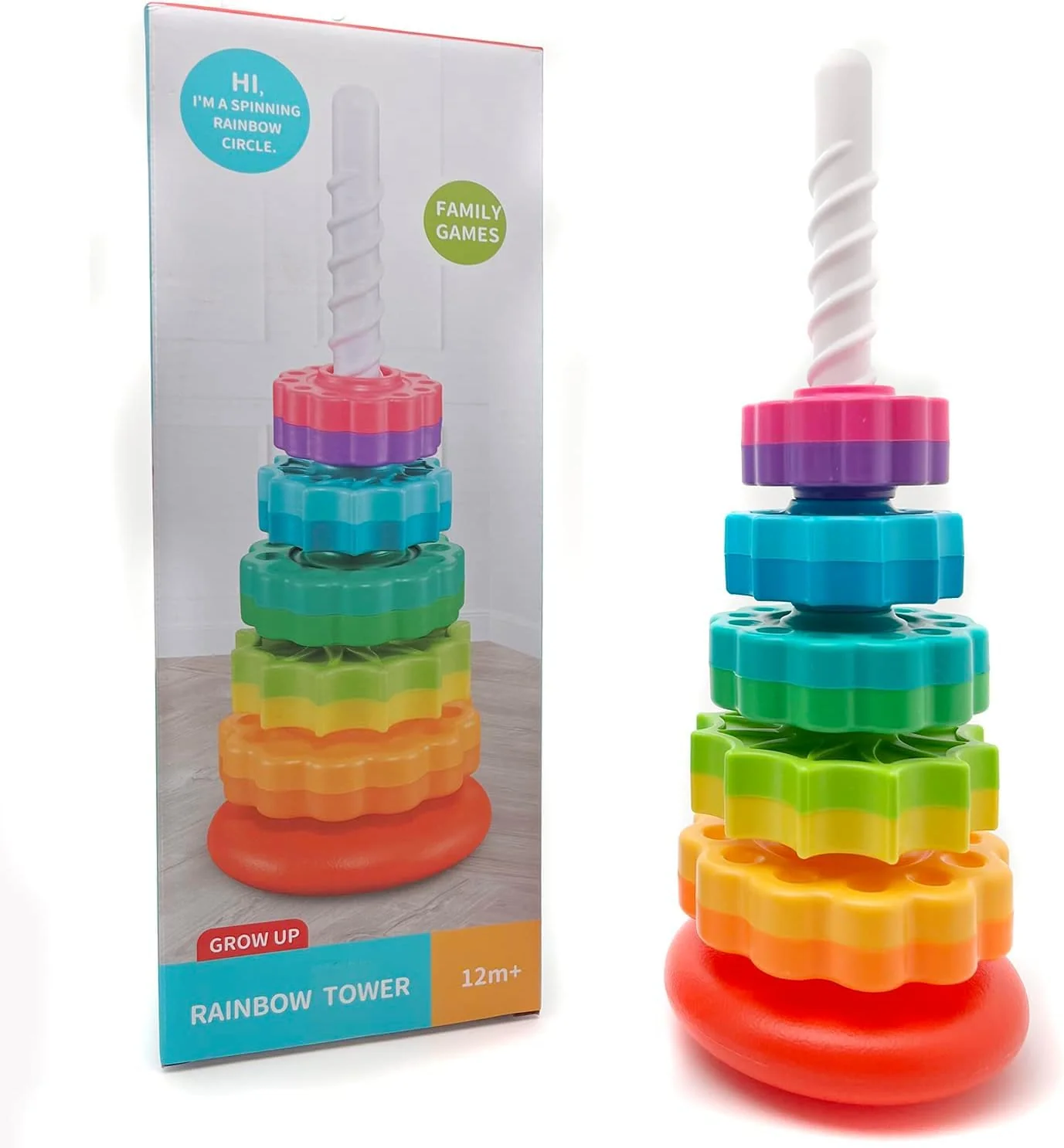 Rainbow spinning tower - Image 9