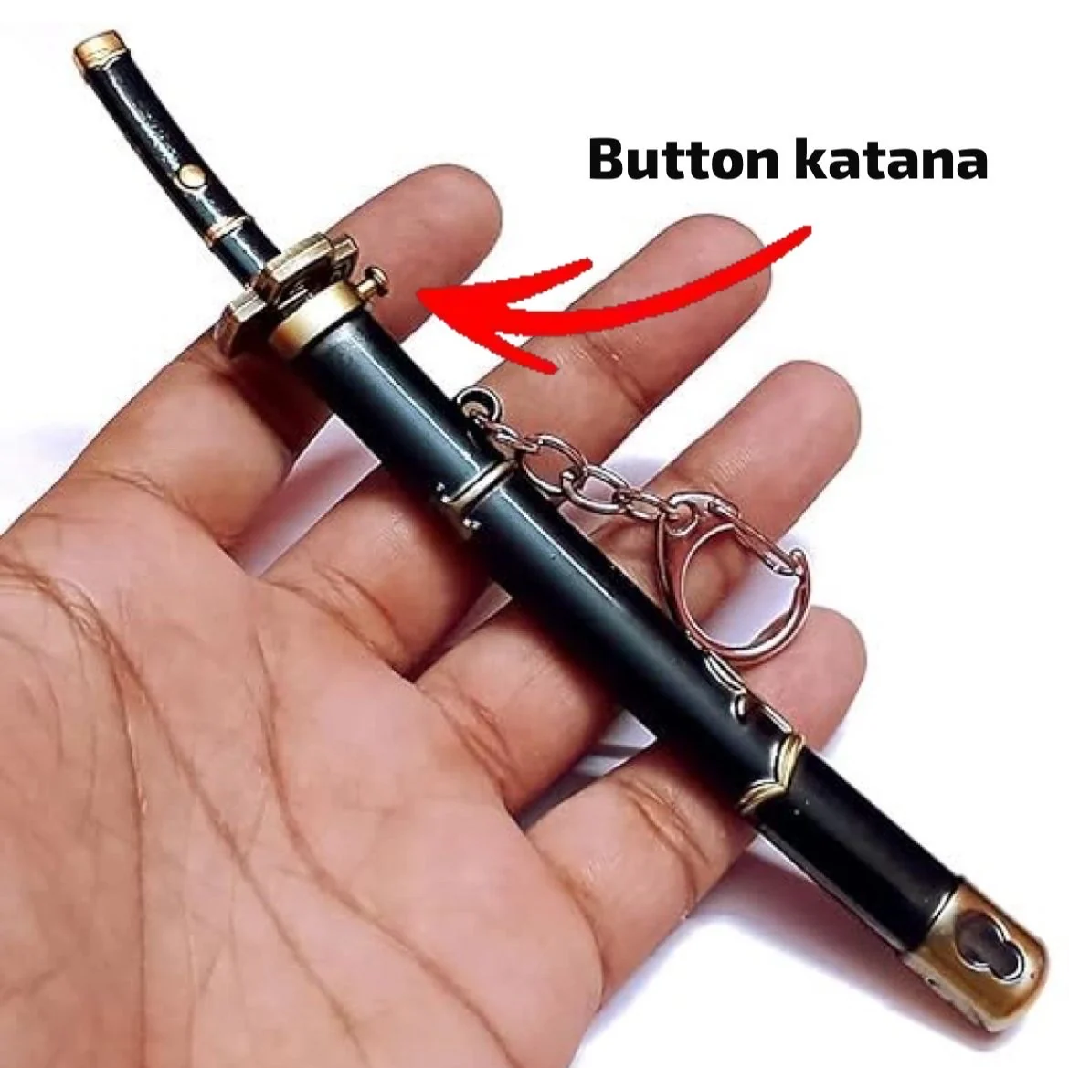 Small button katana keychain 15 cm - Image 3