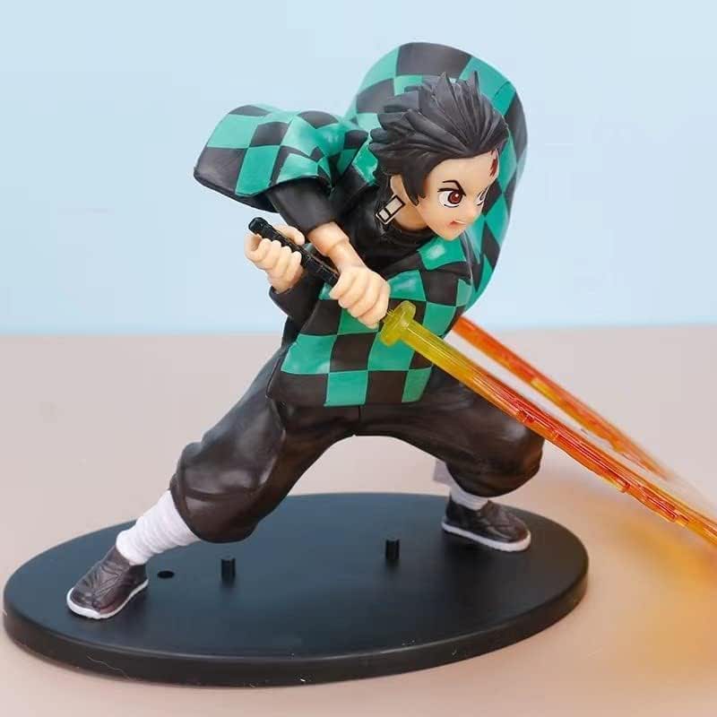16 cm Tanjiro Kamado Flame Breathing Pose Demon Slayer Figurine - Image 5