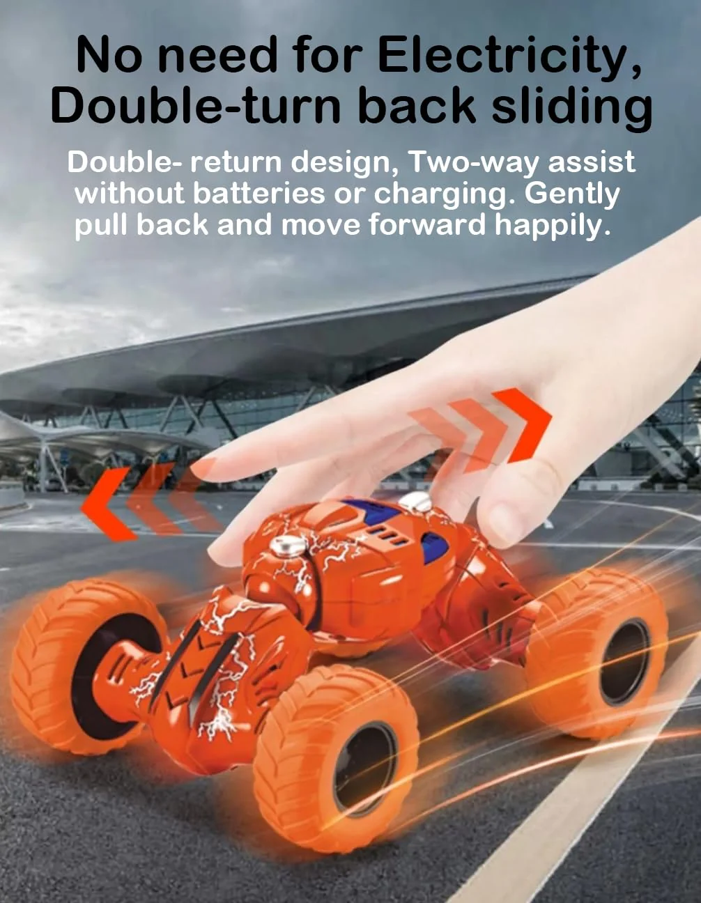 Telescopic pull back car - Image 3