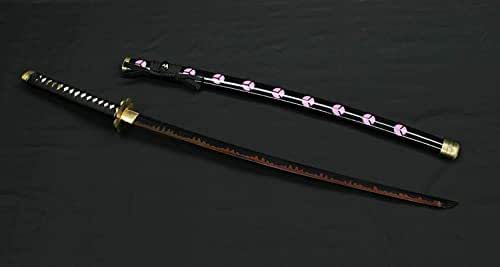 104 cm - Black Shusui Zoro - One Piece - Life Size Wooden Katana - Image 2