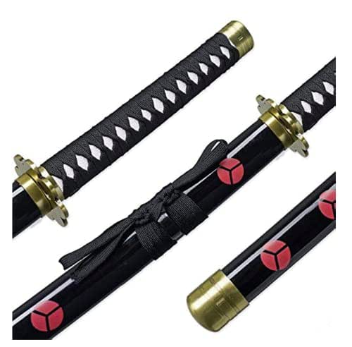 104 cm - Black Shusui Zoro - One Piece - Life Size Wooden Katana - Image 5